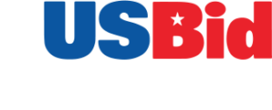 USBid Logo white arrow